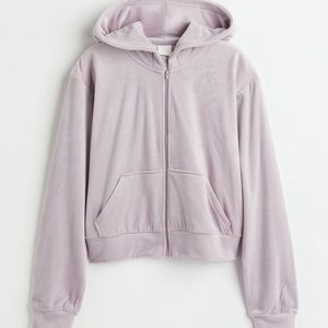 Velour hoodie